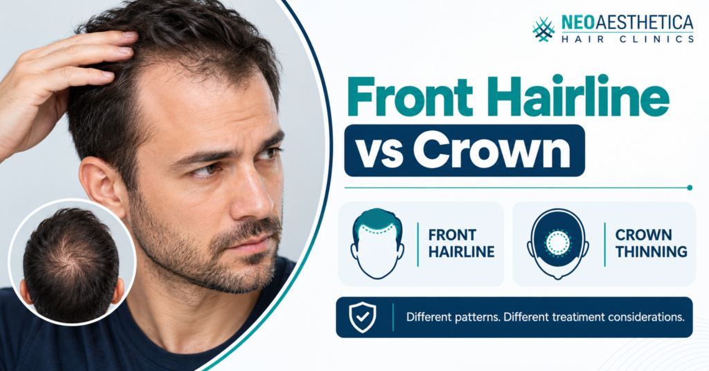 Front Hairline vs Crown